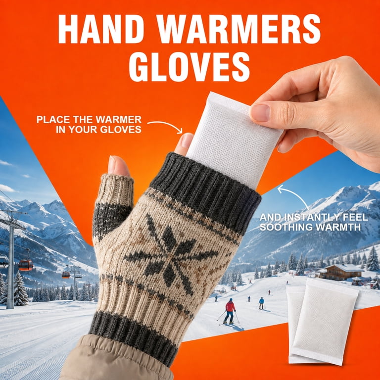 AiYchen Disposable Hand Warmers, 100-Pack, 10-Hour photo 4