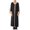 Black, variant on Girls V Neck Long Sleeve Dress, Soft Breathable Long Robe Dress for Kids, Casual Maxi Dress for Indoor Play and Outdoor Daily Wear, Toddler Girls Dress, 3-16Y Black 100