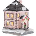 thumbnail image 1 of FELTECHELECTR 1 casa luminosa navideña con lámpara LED, modelo de villa de resina, recuerdo de fiesta, 1 of 7