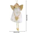 thumbnail image 1 of Colgantes colgantes de Ángel de peluche de Navidad, adorno artesanal para árbol de Navidad, muñecas de Navidad, regalo para niños, decoraciones de Año Nuevo de Navidad 2025（S21 as show, 1 of 5