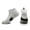 Gray, variant on Men's Athletic Ankle Running Socks 1 Pairs Thick Cushioned Ankle Socks Men Hiking Sports Low Cut Socks