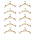 thumbnail image 1 of MasteelfCA 10Pcs Doll Clothes Hanger Wooden Doll Clothes Hanger Doll Outfits Racks, 1 of 8