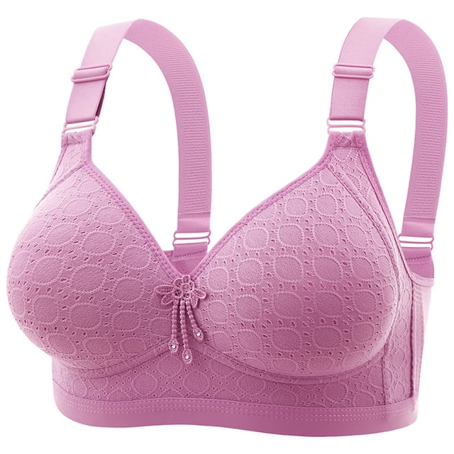 asddcavvf Soutiens-Gorge pour Femmes Grande Poitrine Bonnet Fin Sans Armature Confortable Rassemblement Côté F