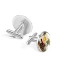 thumbnail image 3 of Coconut Tree Men's Stainless Steel Shirt Cufflinks for Formal Attire and Special Occasions, 3 of 6