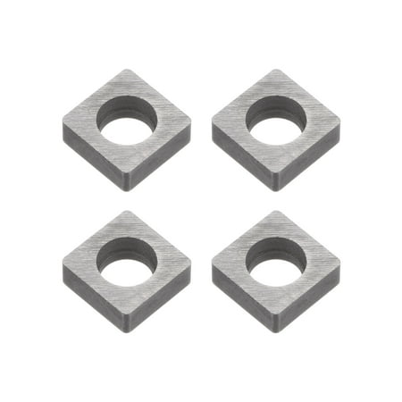 

Uxcell 4pcs Carbide Insert Seat Shim MS1204 Turning Tool Accessories Thread Shim Seats for CNC Lathe Turning Tool Holder