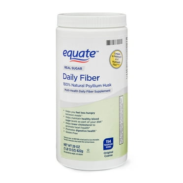 Equate Daily Fiber Powder, 29 oz, Unflavored, Compare to Metamucil 4-in-1 Multihealth Fiber