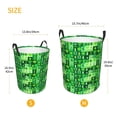 thumbnail image 3 of Xecao Vegetables Print Laundry Hamper Basket,designed for Blanket Storage and Nursery Clothes in the Bedroom-Medium, 3 of 6