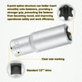 thumbnail image 4 of E-Torx Socket 1/2" Drive E24 External Torx Deep Socket CR-V 6 Point Star Socket, 4 of 7