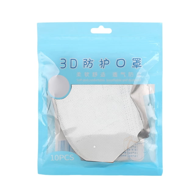 Mascarilla desechable para niños, 10 mascarillas desechables para niños, mascarilla protectora contra el polvo impulsada por el rendimiento