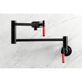 thumbnail image 3 of Kingston Brass  Manhattan Wall Mounted Pot Filler Faucet Oil Rubbed Bronze, 3 of 5