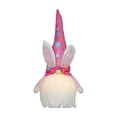thumbnail image 1 of Adornos decorativos, muñeco de conejo de dibujos animados de Pascua con luz cálida, 1 of 1