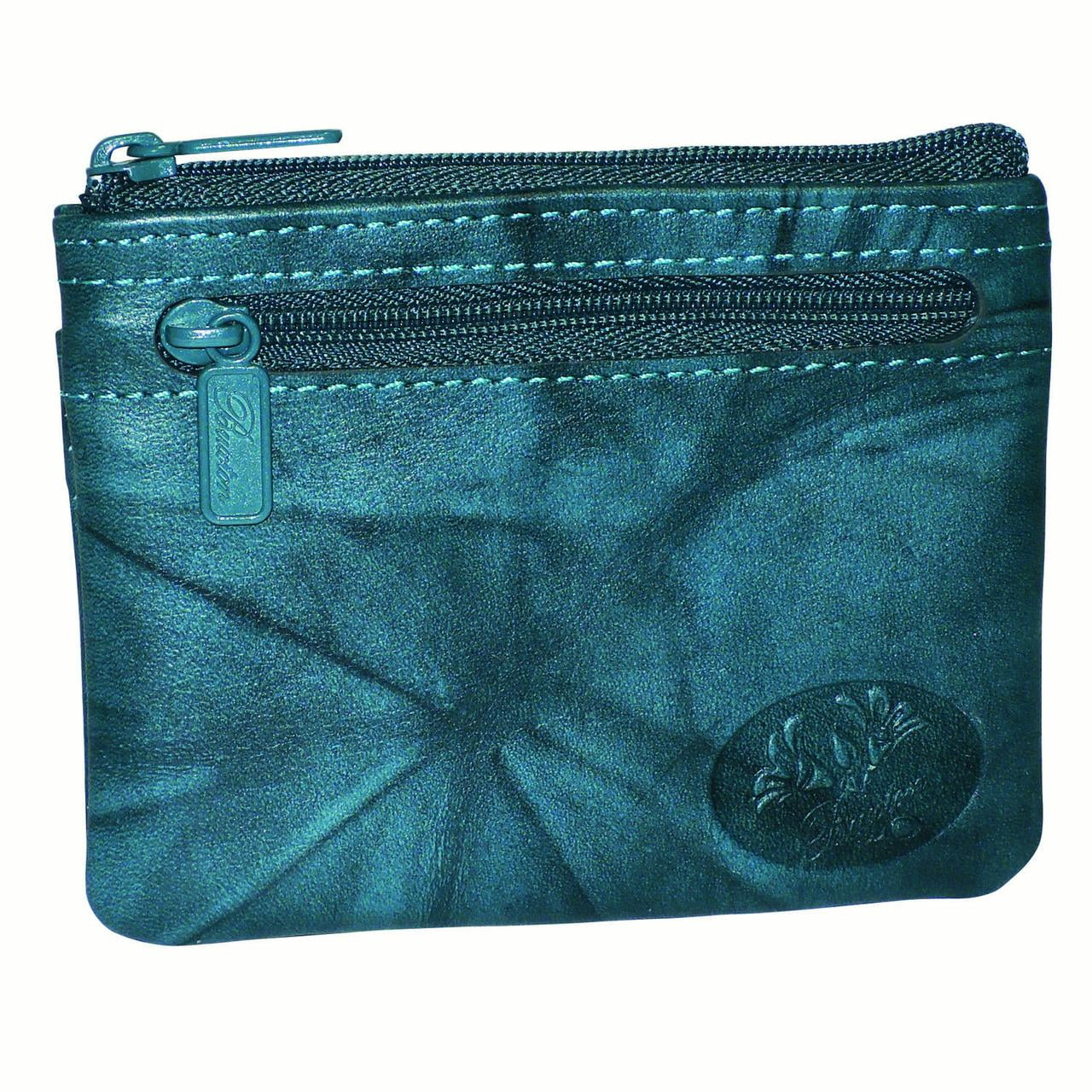 Buxton Women's Leather Wallet with Coin Zip Compartment, Removable ID