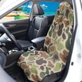 thumbnail image 3 of XYZCANDO Camo Duck Car Seat Towel Cover Waterproof Car Seat Covers, Sweatproof, Suitable for Bucket Seat Van, Fit for Trucks Cars Vehicle, 3 of 9