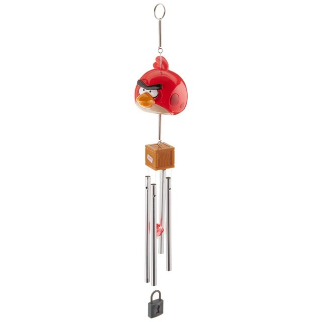 Carillón de viento Exhart Angry Birds 60909, idea de regalo de 2,27 kg