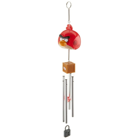 Carillón de viento Exhart Angry Birds 60909, idea de regalo de 2,27 kg