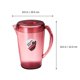 thumbnail image 2 of 1 PC Tetera resistente al calor Tetera de agua plástica Botella de agua Hervidor de bebidas (rojo, L), 2 of 6