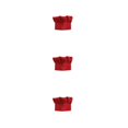 thumbnail image 2 of Yuarrent Gorro de Chef de 2 piezas con cordón elástico, gorros bouffancy profesionales, uniforme de trabajo de para panadería, restaurante, rojo brillante 3Conjunto, 2 of 6