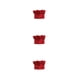 thumbnail image 1 of Bearachild Sombrero de Chef alto de 2 piezas, sombreros de cocinero profesionales de varios colores, uniforme de trabajo multifuncional para rojo brillante 3piezas, 1 of 6