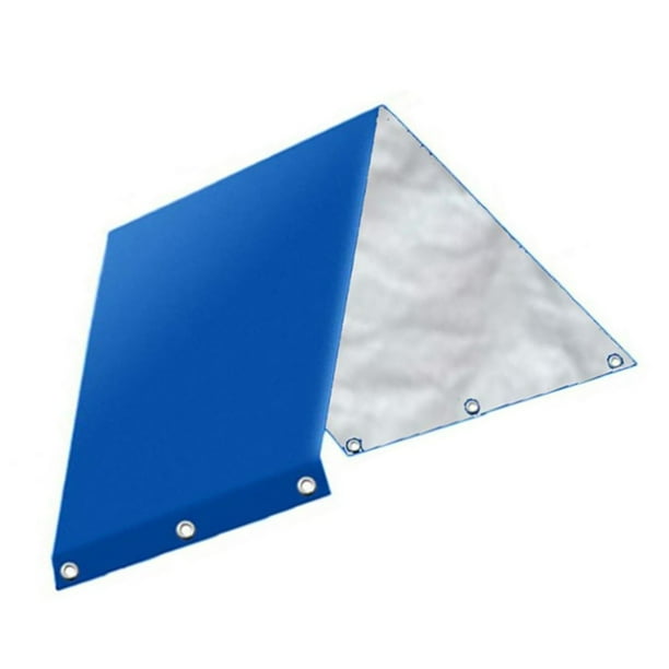 Soidarity Techo impermeable, resistente a desgarros, instalaciones protectoras a prueba de viento, tela para exteriores, suministros de carpas Azul