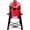 Red, variant on London Sunshine Ceramic Kamado Charcoal BBQ Grill -The Junior Series with Tall Stand (BLACK)