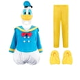 thumbnail image 4 of Disfraz de Anime del pato Donald para niños y niñas, traje de Navidad de margaritas, trajes de fiesta de cumpleaños y Carnaval, 4 of 4