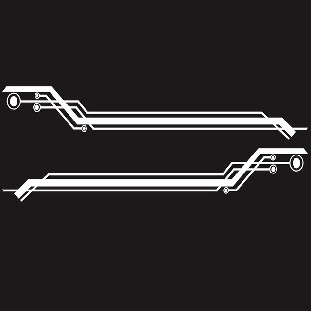 2pcs Car Sticker Non-shrinking Ornamental Novelty Creative Car Body Both Side Sticker For Suv