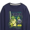 thumbnail image 3 of Star Wars - Digital Yoda - Toddler And Youth Long Sleeve Tee, 3 of 5