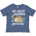 thumbnail image 3 of Inktastic My Great Grandpa Loves Me with Sloth and Hearts Boys or Girls Toddler T-Shirt, 3 of 5