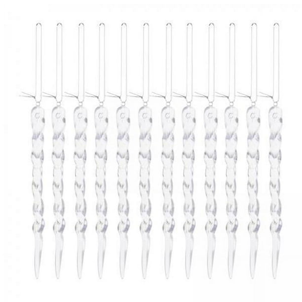 Colgantes para colgar árboles,2023 Adornos de carámbanos navideños Regalo de Navidad,Adornos colgantes para árboles de Navidad Vacaciones,Decoraciones para árboles de Navidad Año nuevo