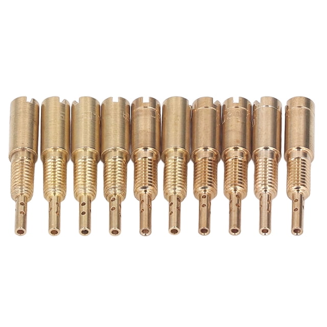 Pilot Slow Jets Kit, 15-25 30-40 CABBURADOR RESTENTE PILLO DE PILLO JET SLOW JECLES FÁCLES DURABLES 10 PIAS PARAS MIKUNI HS40 HSR42