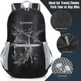 thumbnail image 4 of ZOMAKE Mochila de senderismo ultraligera de 20 l – Mochila pequeña plegable resistente al agua para mujeres y hombres, 4 of 5
