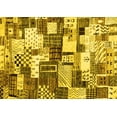 thumbnail image 1 of Ahgly Company Machine Washable Indoor Rectangle Southwestern Yellow Country Area Rugs, 7' x 10', 1 of 4