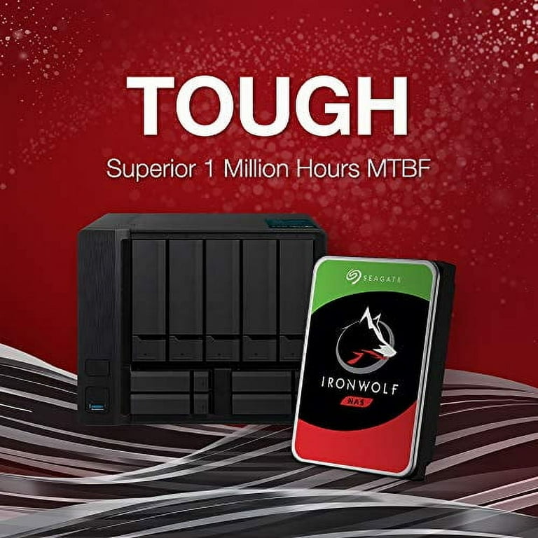 Seagate IronWolf 8TB NAS Internal Hard Drive HDD - 3.5 Inch SATA