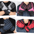 thumbnail image 4 of Thick Velvet Warm Motorcycle Waterproof Anti-Skid Wind Riding Touch Screen Cotton Ski Gloves - Shape1, 4 of 5