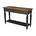 thumbnail image 3 of IC International Concepts Solid Wood Vista Console/Sofa Table, Hickory/Washed Coal, 3 of 4