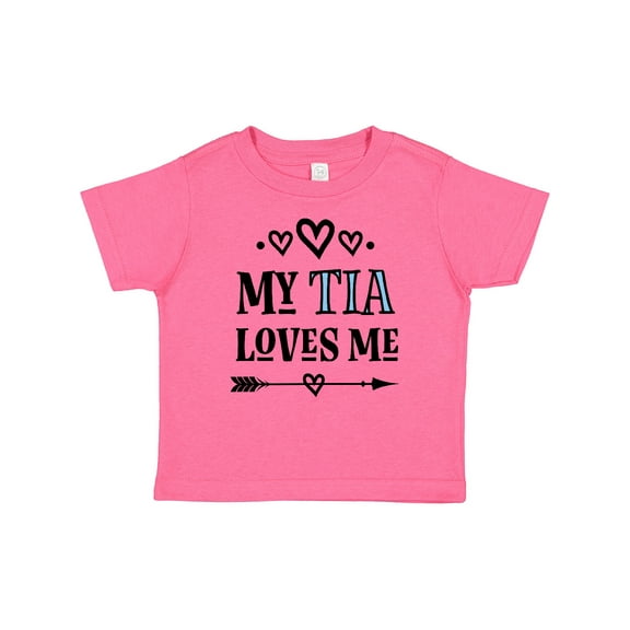Inktastic My Tia Loves Me Childs Girls Baby T-Shirt