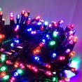 thumbnail image 4 of Serie de Luces La Merced  Navideña Decorativa Luz Led Multicolor 140 Focos 8 Funciones Cable Verde 6 m, 4 of 6