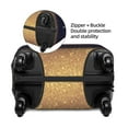 thumbnail image 4 of Haiem Gold Black Glitter Luggage Cover,Durable, Washable Suitcase Protector With Anti-Scratch Technology - Keep Your Luggage Looking New Small, 4 of 9