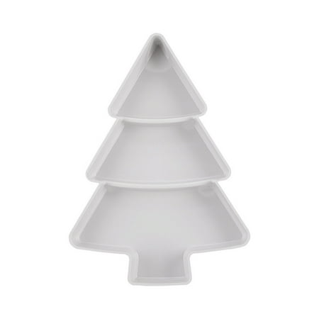 

Mnjin Christmas Tree Dried Fruit Tray Snacks Candy Tray Melon Dried Fruit Box Lazy Snack Box C