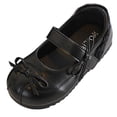 thumbnail image 3 of Viluyesy Girls Spring Summer Dress Shoes - Glossy Bowknot Flats Soft Sole Princess Wedding Party School Black Size 10, 3 of 6