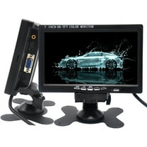 Padarsey 7 Inch Monitor HDMI - 1024x600 HD TFT LCD Screen Display AV VGA Input Built in Speaker for Raspberry Pi 3 Model B  3B CCTV Computer PC DVR Car