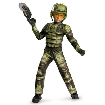 Operation Rapid Strike Red Sector Foot Soldier Classic Muscle Boys Costume,
