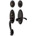 thumbnail image 1 of Baldwin 853451022RFD Landon Dummy Two Point Handleset with Right Handed Wave Style Interior Lever, Oil Rubbed Bronze, 1 of 1