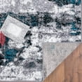 thumbnail image 6 of Luxe Weavers Victoria Collection 9084 Turquoise 5x7 Abstract Area Rug, 6 of 10