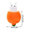 thumbnail image 3 of Easter Basket Essentials, Pop Up Carrot Bunny, Handmade Easter Rabbit, Squishes Carrot Rabbit Funny Novelty Toy, Easter Carrot Rabbit Squeeze Toys, Pop Up Toy for Easter Basket Stuffers, 3 of 6