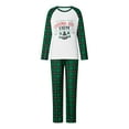 thumbnail image 2 of DuAnyozu Family Matching Christmas Pajamas Set,Snowman Printing Tops Long Pants Sleepwear, 2 of 6