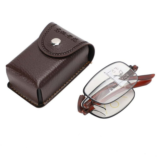 Gafas de lectura de alta definición, gafas de lectura plegables para aliviar la fatiga visual, gafas de lectura portátiles de calidad superior