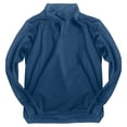 thumbnail image 2 of Mems Polo Shirts Long Sleeve Button Tee Shirt Loose Fit Navy Fashion Shirt for Man, 2 of 4