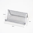 thumbnail image 2 of Metal Mesh Business Card Holders, 3 Pack, silver, Business Card Holder for Desk, Metal Business Card Holder Display, Business Card Stand, Desk Business Card Holder Desk Card Holder, 2 of 3