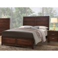 thumbnail image 3 of Attractive Walnut Finish Bedroom Set 4pc Queen Size Bed Nightstand Dresser Mirror Transitional Furniture, 3 of 7